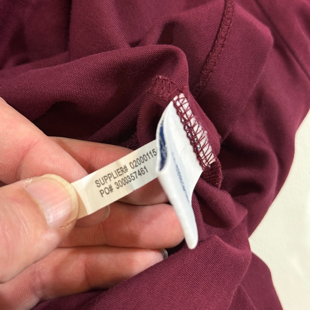 Polo Ralph Lauren Polo Shirt Mens XL Burgundy Good Pima Soft Touch Long Sleeve - Picture 4 of 8